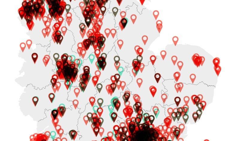 Revealed Map Of Community Pharmacy Closures Over Last Five Years